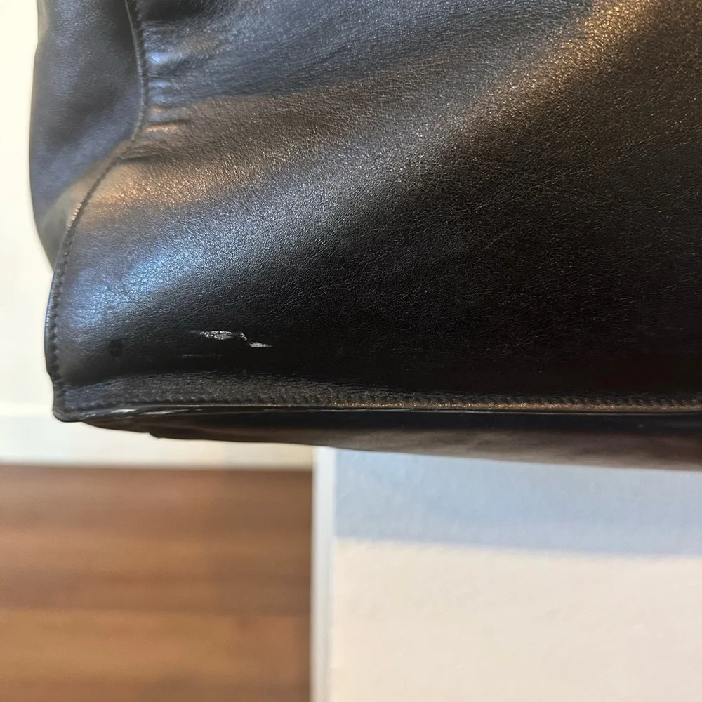 Saint Laurent Black Leather Design